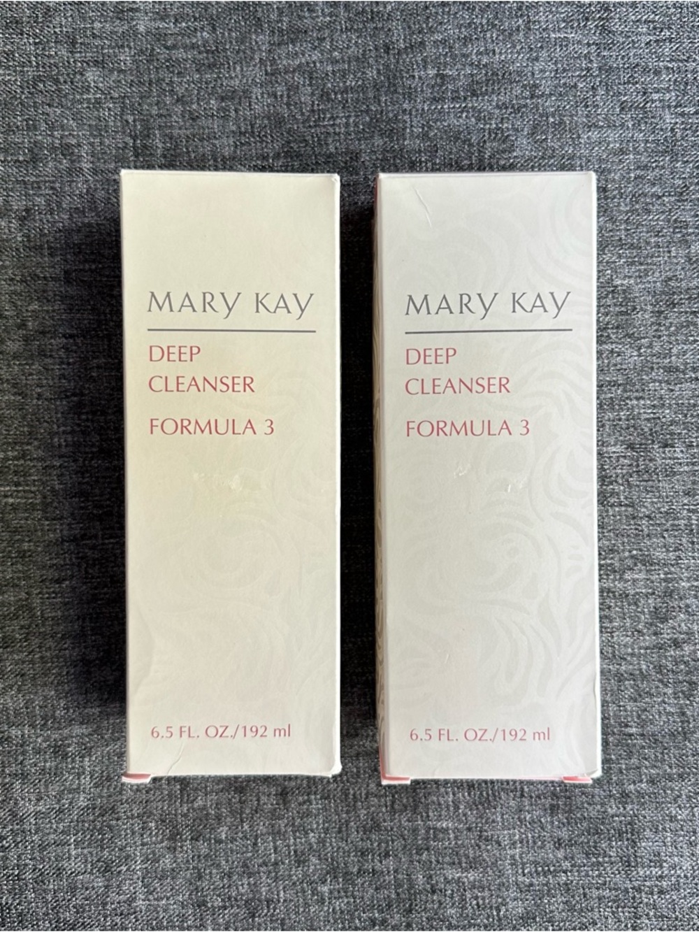 NEW NOS 2x Mary Kay Deep Cleanser Formula 3 1059 For Oily Skin 6.5 fl oz 192 mL